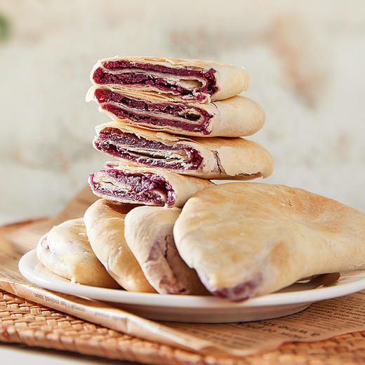 「芋泥相遇」天鲜萌紫薯芋泥饼 470g*2袋 酥香软糯 绵软沙滑 少糖少油 微甜不腻 充饥饱腹 粗粮糕点fx 商品图4