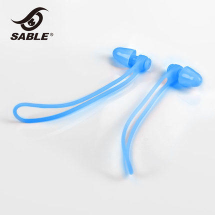 黑貂游耳塞游泳防水专业防丢失硅胶洗澡洗头潜水堵耳朵防进水神器EP-03 商品图4