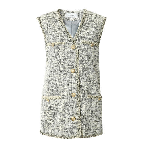 VIMAGE/纬漫纪春季新款时尚百搭马甲外套V1703314 商品图6