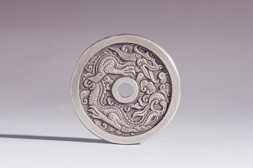 矩德泉坊  纯银手作 龙凤呈祥系列花钱 商品图4