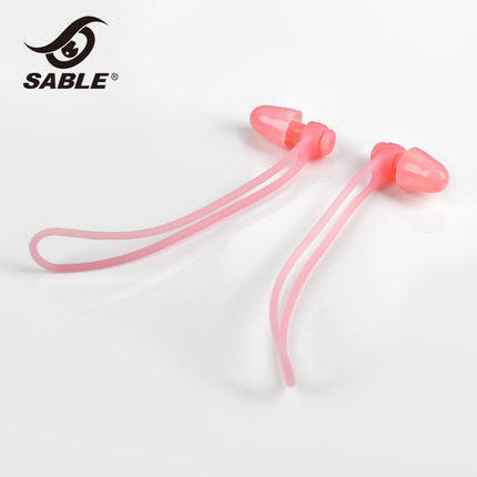 黑貂游耳塞游泳防水专业防丢失硅胶洗澡洗头潜水堵耳朵防进水神器EP-03 商品图5