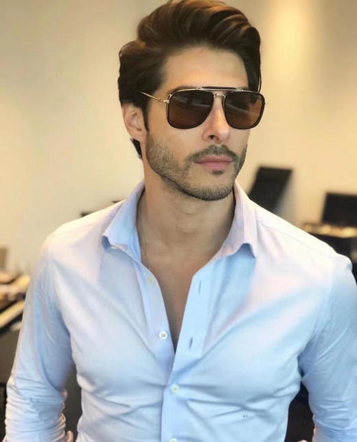 防紫外线 男士太阳镜 黑色 玳瑁灰色 商品图5