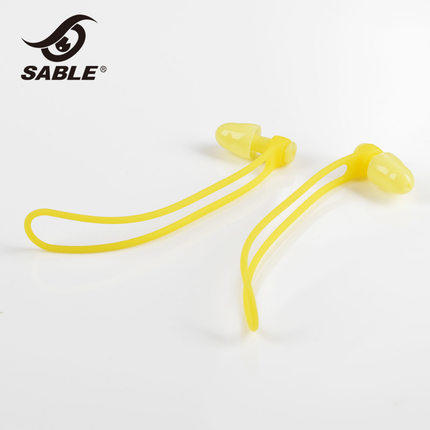 黑貂游耳塞游泳防水专业防丢失硅胶洗澡洗头潜水堵耳朵防进水神器EP-03 商品图6