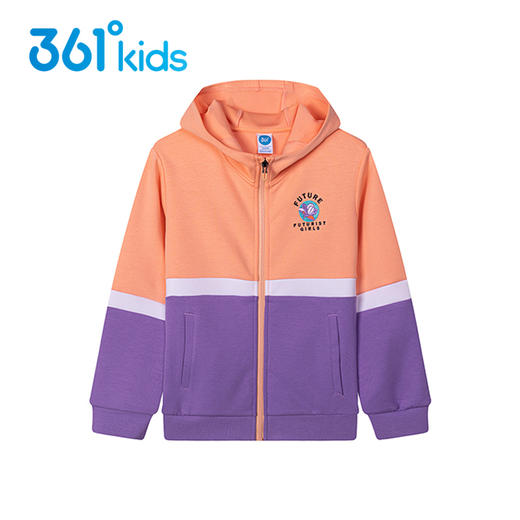 小361女童针织外套儿童连帽上衣女孩开衫2022春季新款K62211602 商品图3