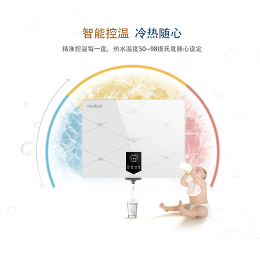 溢爱（yeai）壁挂式智能物联网商务直饮净水机  YE-RO-1366 （省内免费上门安装） 商品图4