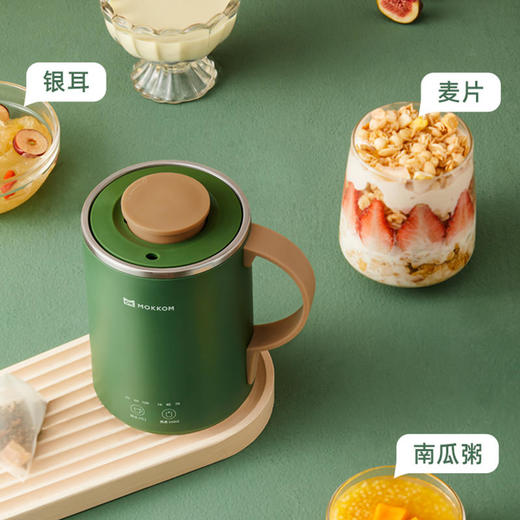 【新升级带茶滤养生杯】磨客mokkom多功能桌面养身杯可茶水分离三档温度可调8小时长时保温350ml大容量 商品图6