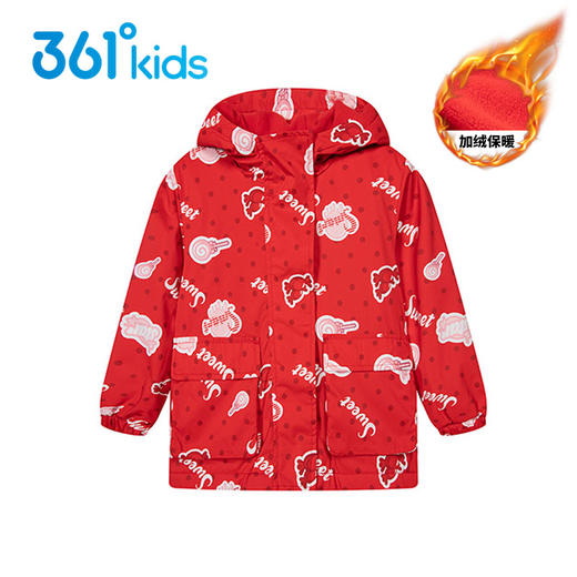 小361女童梭织加厚外套儿童加绒外衣K62214602 商品图1