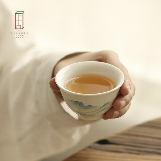  快客杯旅行茶具过滤功夫小套装便携式一壶三杯茶杯陶瓷 商品图3