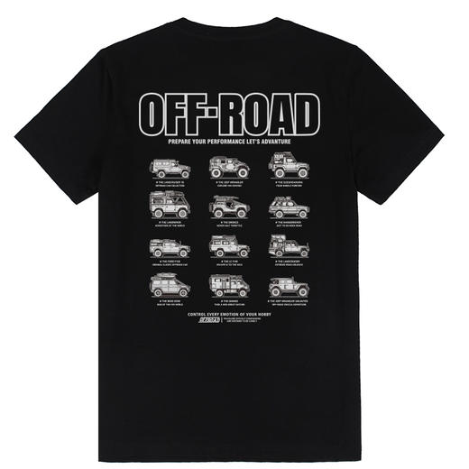 2022春夏潮男简约越野车元素户外休闲短袖T恤offroad个性范打底衫 NMT-1807 商品图5