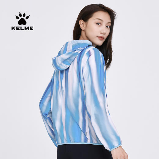 卡尔美轻薄防晒皮肤衣女夏季新款速干连帽梭织外套户外 商品图2