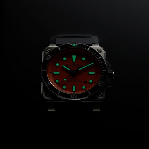 Bell & Ross 柏莱士 INSTRUMENTS系列 BR0392-D-0-ST/SRB 潜水休闲腕表 商品图7