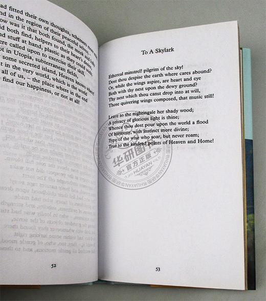 华兹华斯诗选 英文原版 William Wordsworth Selected Poems Collectors Library系列 我孤独地漫游像一朵云 英文版进口文学书籍 商品图1