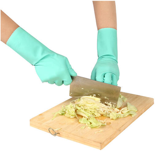 T振兴莫兰迪加绒长款手套46CM 粉/灰/绿 24X4 【FE2229】 商品图2