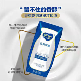 【45元/箱】蒙牛原味纯甄酸牛奶200g*10盒（040003102）