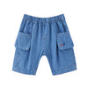 英氏-童衣类（春）F2英梭中裤中蓝牛仔100CM 商品缩略图0