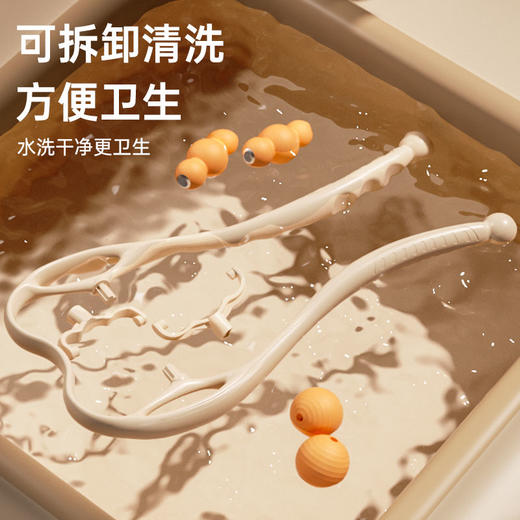 瑜伽颈椎按摩器 可6轮滚动揉捏多功能家用小神器 商品图6