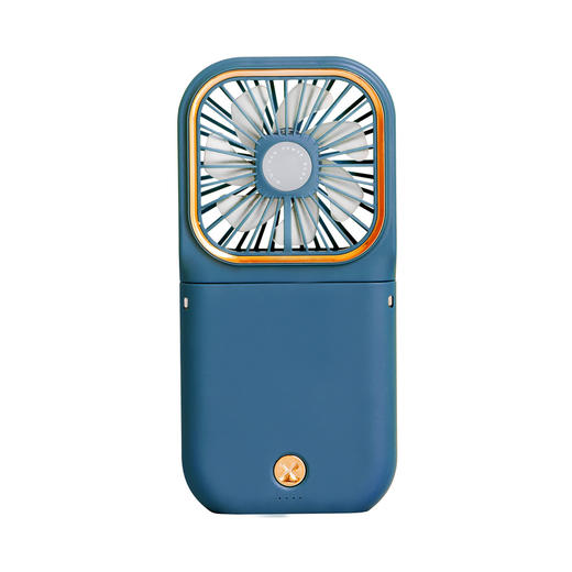 【折叠挂脖风扇+充电宝】新款手持迷你口袋风扇 USB迷你折叠桌面懒人挂脖风扇 商品图4