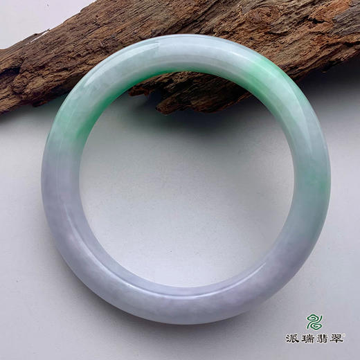 派瑞翡翠 翡翠手镯 糯种 绿色 商品图1