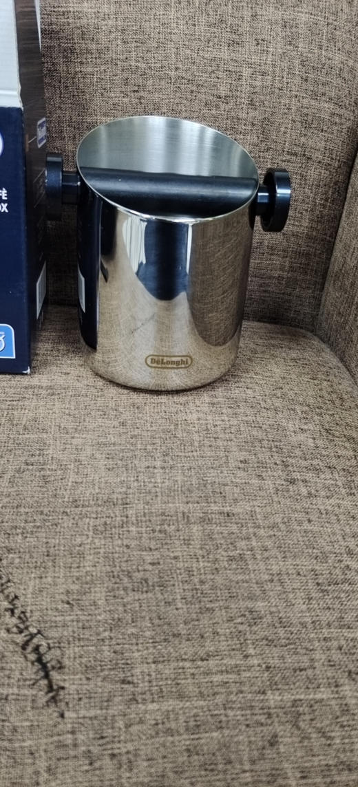 意大利Delonghi/德龙 180ml不锈钢防滑咖啡粉渣桶敲渣盒家用 商品图3
