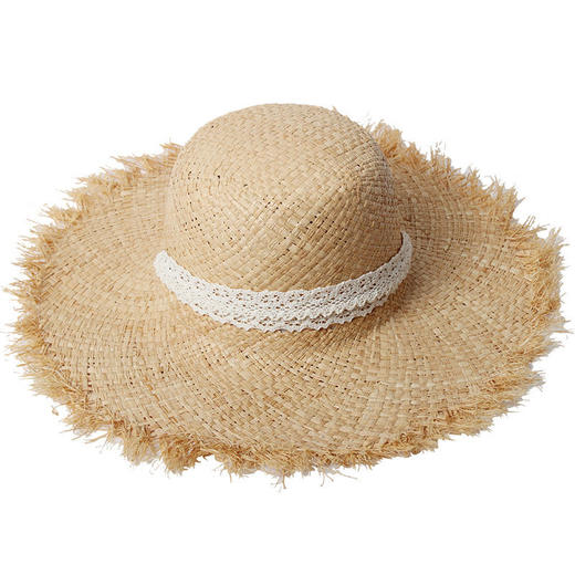 夏季防紫外线大檐草帽手工编织户外度假沙滩帽防晒遮脸遮阳帽女潮 商品图7