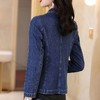 AA LD牛仔外套西服上衣小众时尚修身西装 商品缩略图4