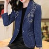 AA LD牛仔外套西服上衣小众时尚修身西装 商品缩略图2