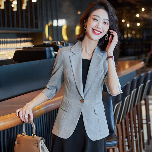 2022春夏新款休闲修身时尚女士西服小西装 MGG-XXN-22921 商品图3