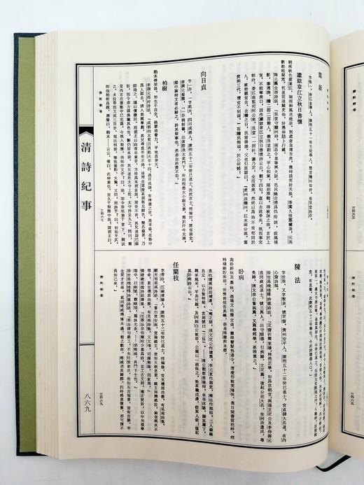 《清诗纪事》全4册
 
《清诗纪事》，精装，16开，全4册，4000多页，钱仲联主编，江苏凤凰出版社2003年版，定价1300，售价850元。
  商品图4