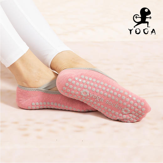 壁虎瑜伽【2203WZ143】交叉带防滑瑜伽袜【5天发货】 商品图3
