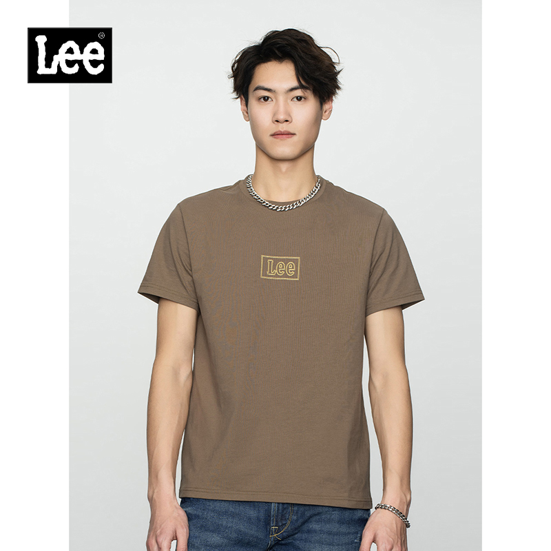 LEE 春夏新品标准版多色发泡印花男短袖T恤LMT0015983RX00F