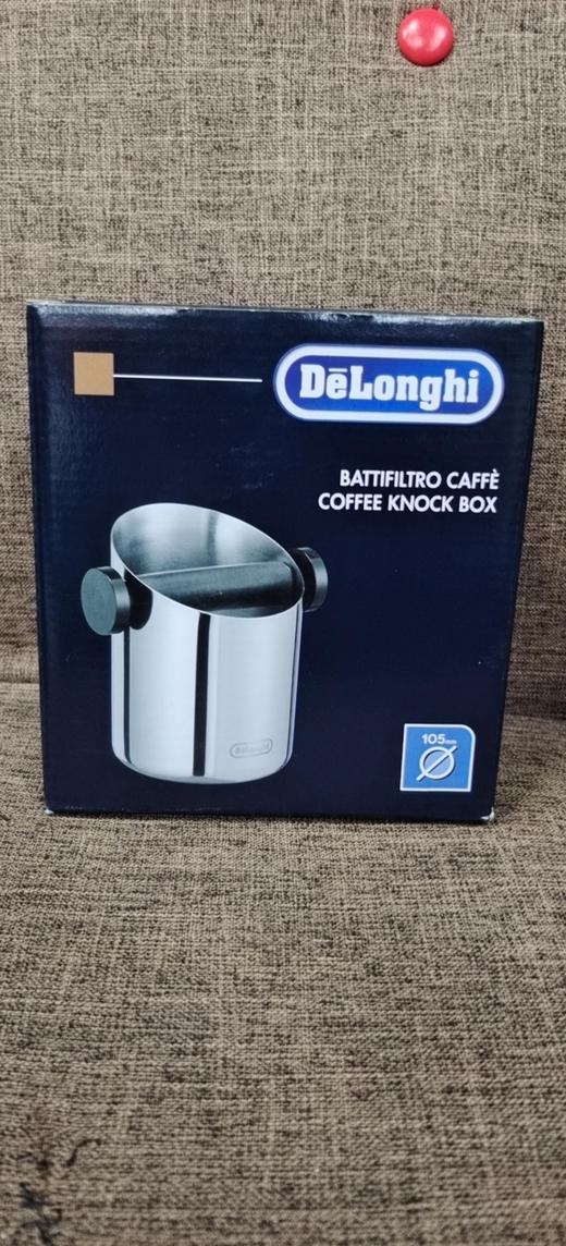 意大利Delonghi/德龙 180ml不锈钢防滑咖啡粉渣桶敲渣盒家用 商品图2