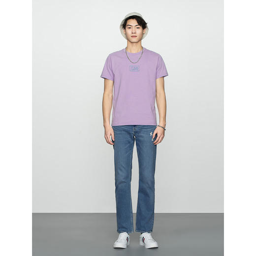 LEE 春夏新品标准版多色发泡印花男短袖T恤LMT0015983RX00F 商品图2