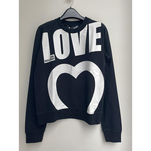 LOVE MOSCHINO 莫斯奇诺 女士卫衣 黑色 W630 204E 1853 4002 商品图0