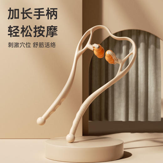 瑜伽颈椎按摩器 可6轮滚动揉捏多功能家用小神器 商品图5