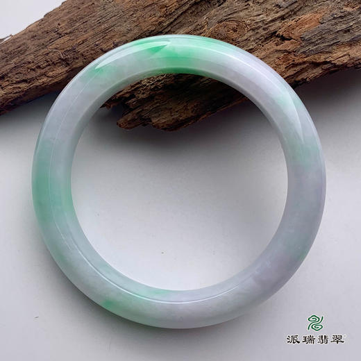 派瑞翡翠 翡翠手镯 糯种 绿色 商品图1