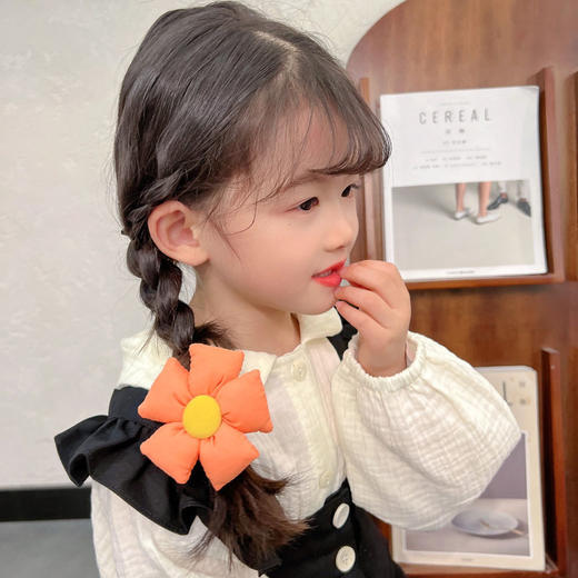 可爱花朵发圈女童宝宝扎头发弹性好不伤发头绳橡皮筋韩国儿童发饰 商品图3
