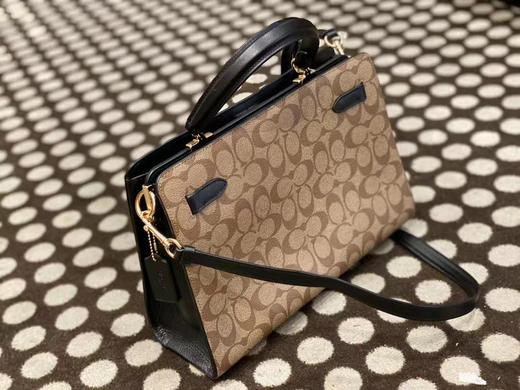 2折！这款有点美啊[色][色]🇺🇸Coach Lane新款top handle大号铂金包👜 商品图1