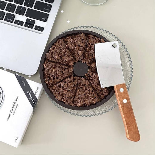 木质韩国ins迷你菜刀家用奶酪刀甜品刀水果刀面包刀披萨刀 商品图3