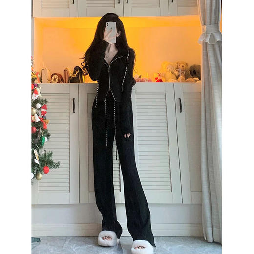 炸街轻熟风港味休闲时尚显瘦超火两件套装2025年新款女装春装 商品图1