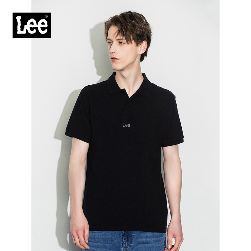 LEE 新品标准多色Polo衫男翻领短袖T恤POLO衫LMT0015974CJ00F
