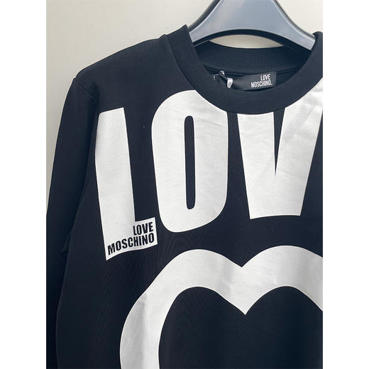 LOVE MOSCHINO 莫斯奇诺 女士卫衣 黑色 W630 204E 1853 4002 商品图1