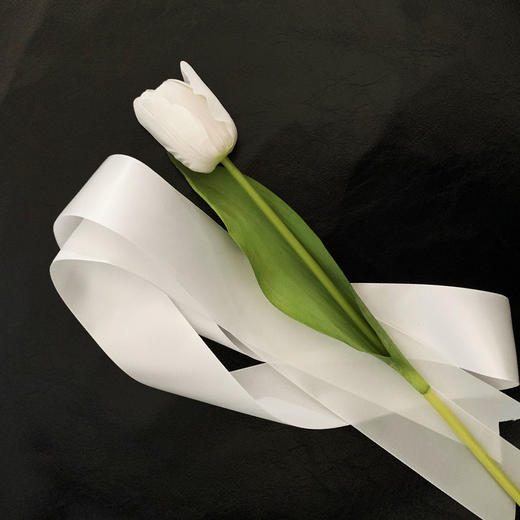 仿真郁金香发饰简约超仙美丝带森系 商品图7