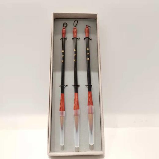 翰墨红檀+黑檀狼毫毛笔（单支） 商品图2