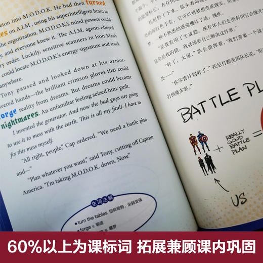 漫威超级英雄双语故事套装 钢铁侠 蜘蛛侠 美国队长等 赠精讲课程及英文音频 商品图3