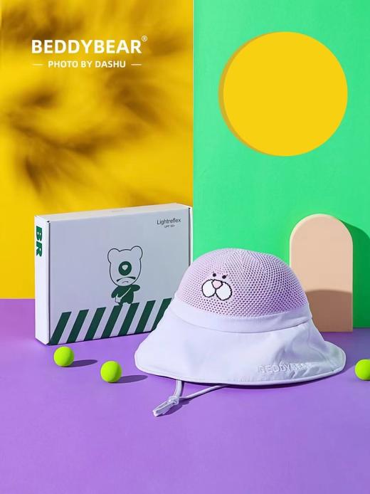 杯具熊2022新款儿童防晒帽太阳帽渔夫帽  BJX 商品图4