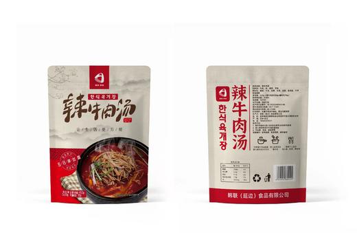 【直播专享】韩联礼品箱 速食汤 送礼 包邮 牛肉汤500gx2辣牛肉汤520g x1牛排骨汤500gx1  参鸡汤1000gx1  脊骨酱汤550克×1 商品图1