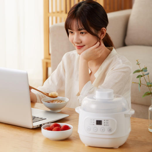 【品牌福利日】CEOOL总裁小姐 全自动隔水炖电炖锅 多功能陶瓷内胆可预约定时陶瓷电炖盅煲汤神器 商品图1