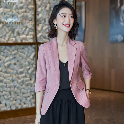 2022春夏新款休闲修身时尚女士西服小西装 MGG-XXN-22921 商品图1