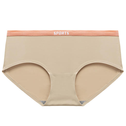 【冰丝高弹内裤3条装】一片式无感冰丝透气内裤 舒适运动风隔离菌中腰裆三角裤 商品图4