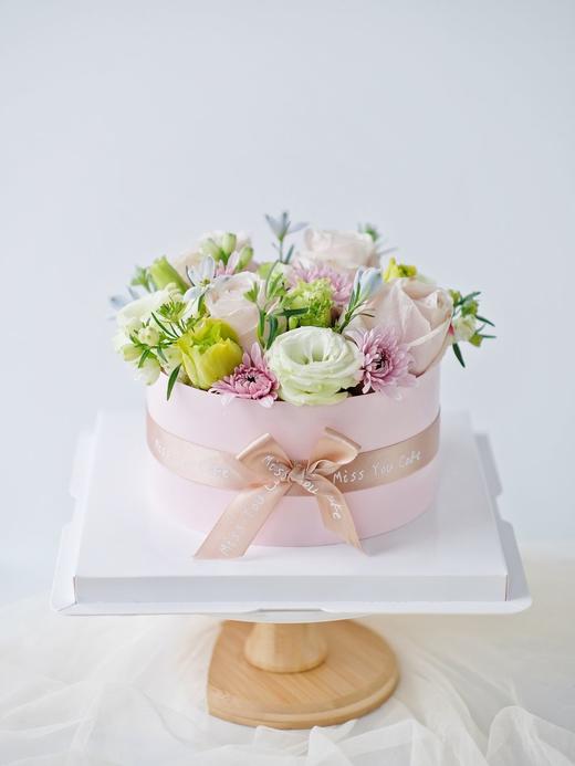 定制款裸蛋糕 - 女神花盒 商品图0
